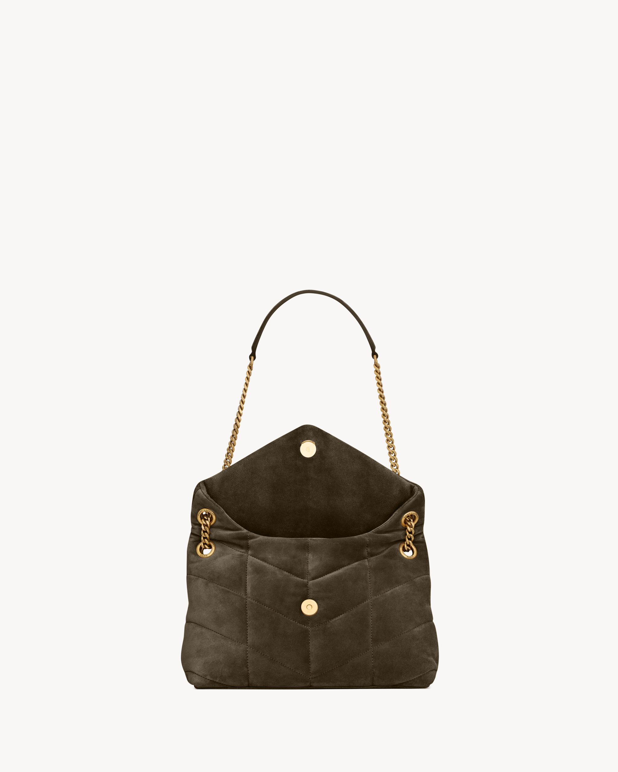 YSL PUFFER small in suede - Image 4